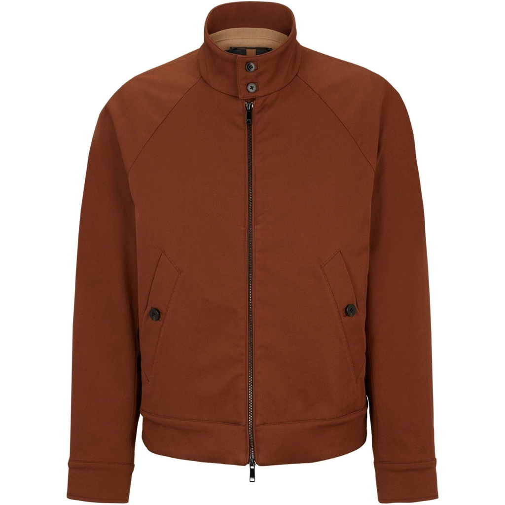Hugo Boss Calan Harrington Jacket - Med Brown 213